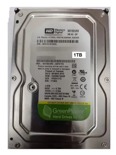 HD 1TB Western Digital Green
