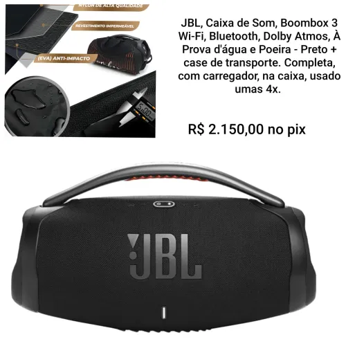 JBL bombox 3 wi-fi