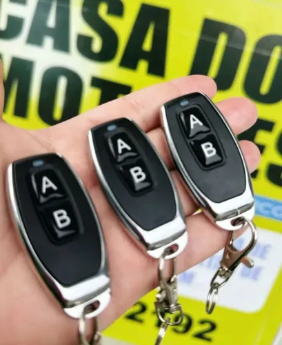 Controle Para Portão de Garagem TX-2 Slim Chaveiro, entregamos já com codificação inclusa 