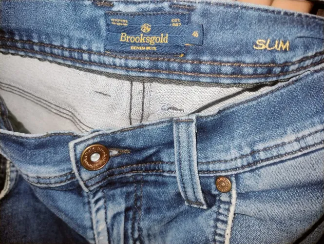 Calça jeans Brooksgold skini 46 original 