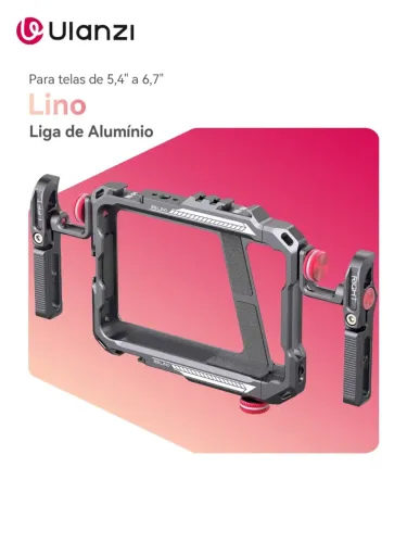 ULANZI LINO Gaiola Rig De Vídeo Em Alumínio Estabilizador Para Smartphone
