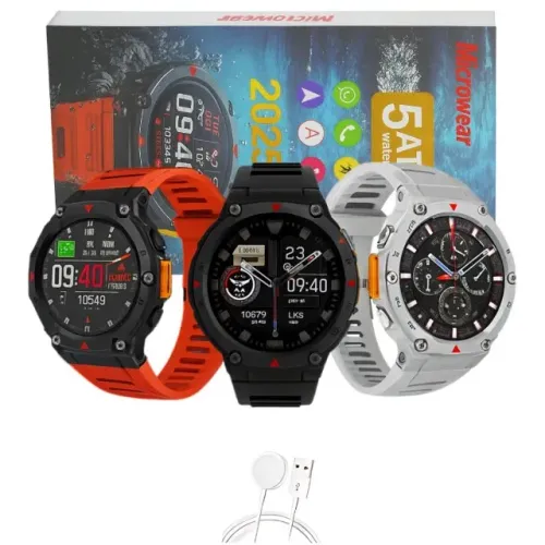 Smartwatch M-REX 4 Ma31 Redondo Série 10 Gps Esporte
