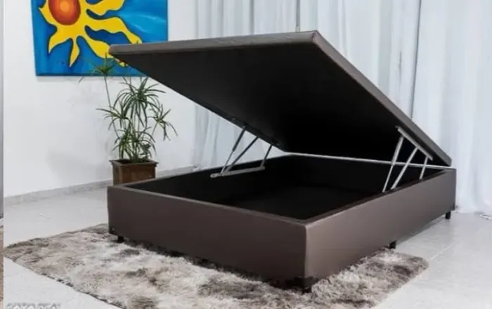 Cama box baú casal Blindada