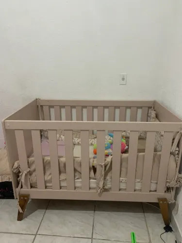 berço retrô rose