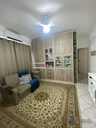 Apartamento com 1 dormitório para alugar, 46 m² - Centro - Florianópolis/SC