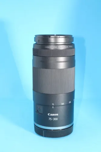Lente Canon Rf 75-300mm F/4-5.6 Full frame Para Canon R Preto