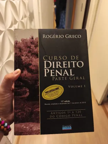 Livro Curso Direito Penal 17. Edição vol. 1 Rogério Greco