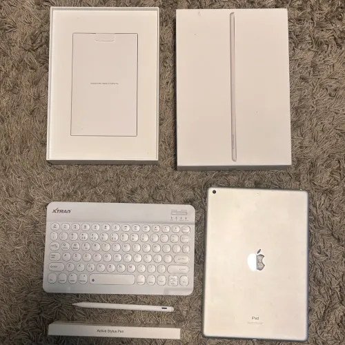 ipad 9 64gb (capa, caixa, carregador, teclado, apple pencil
