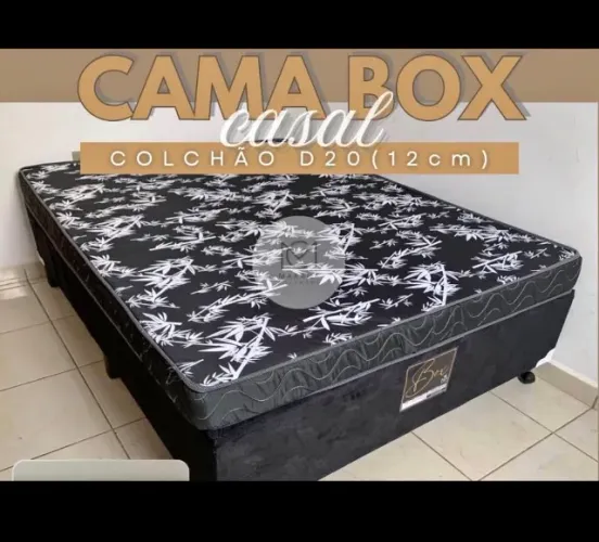 Conjunto Box Casal + Colchão Selado Novo (Mega Promoção)