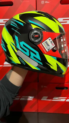 LS2 draze verde com preto