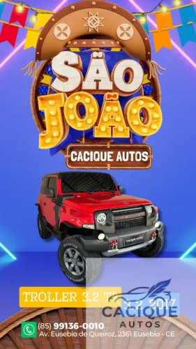 Troller T-4 4X4 3.2 20V TDI Cap. Rígida Diesel 2017
