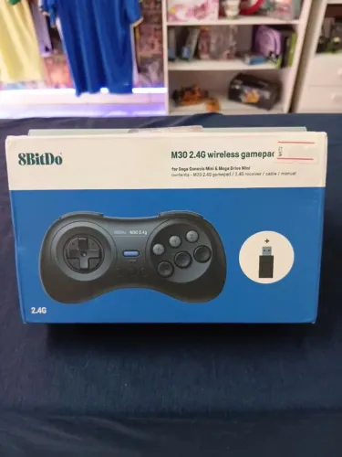 8Bitdo M30 2.4G Wireless Gamepad for Sega Genesis Mini and Mega Drive Mini and Switch with