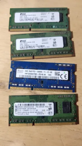 Memórias de notebook 2GB