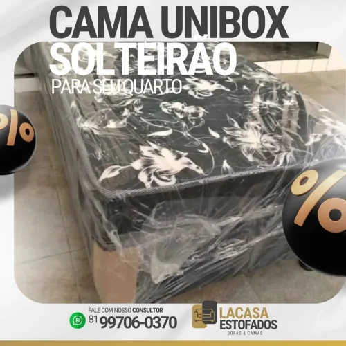 Cama Box - Solteiro 