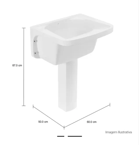 Tanque Deca 40L Branco