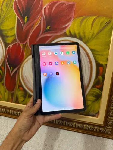 Tablet samsung S6 lite 64 gigas tela 10.4 entrada pra chip
