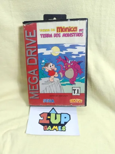 Cartucho para mega drive Turma da Monica na terra dos monstros