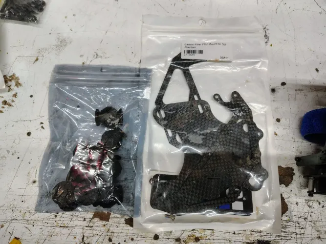 gimbal de fibra de carbono para drone