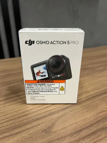 DJI Osmo Action 5 Pro Standard Combo Camera de Acao 4K 120Fps Sensor 1/1.3 OLED HDR