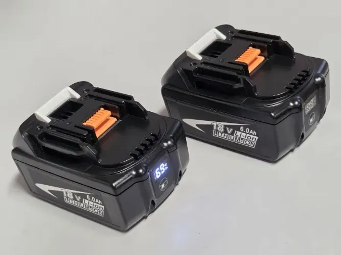 Kit com 2 Baterias Compatível Makita BL1860B Linha LXT 18v 6.0Ah