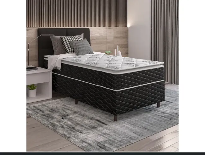 Vendo cama box solteiro