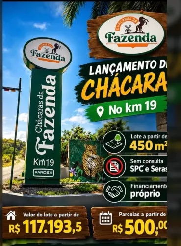 Lançamento da Chacara Fazenda 2 etapa