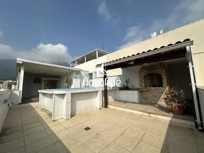 Cobertura duplex à venda com 4 quartos, suíte, piscina e churrasqueira 272m² - Tijuca