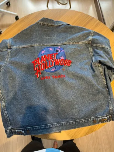 Jaqueta Jeans Planet Hollywood Vintage Original - Tam. XL