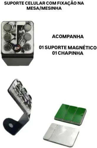 Suporte magnético pra moto