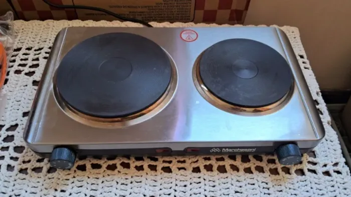 Fogão Elétrico Cooktop Marchesoni 2 Bocas 220v - Na Caixa / Pouco Uso!