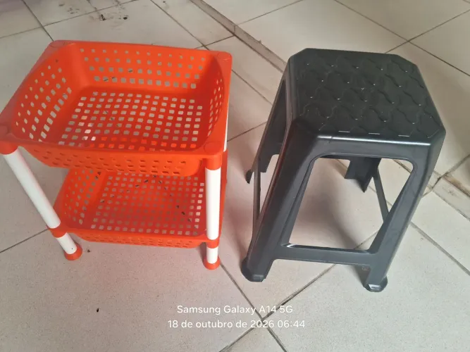 Kit banqueta e fruteira