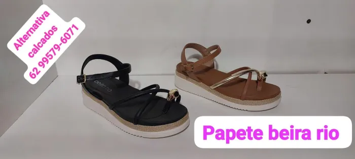 papete beira rio varios modelos e cores 34/35/36/37/38/39/40