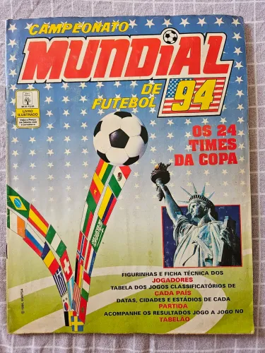 Álbum de figurinhas copa 1994 Completo.