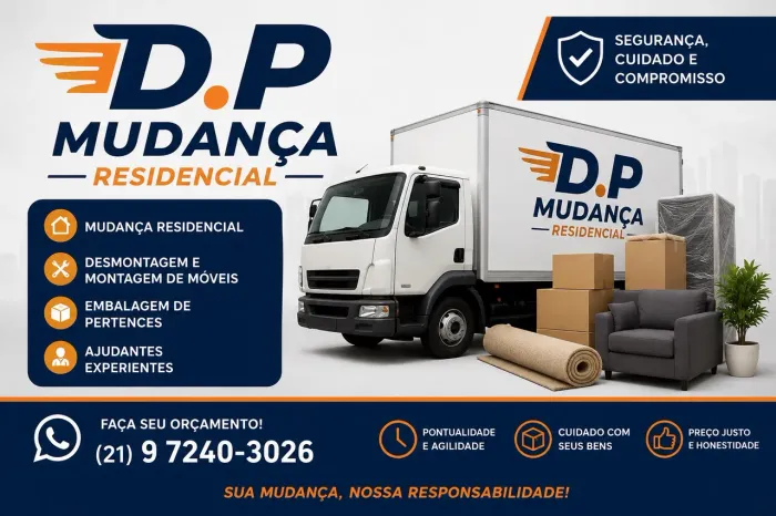 Mudança Residencial Completa | Montagem de Móveis | Embalagem | Ajudantes