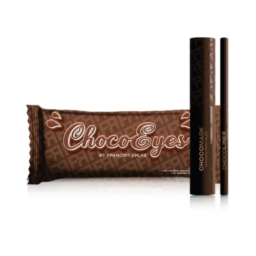 Kit Choco Eyes Mascara de Cilios Marrom e Lapis Multifuncional - Francine Elkhe
