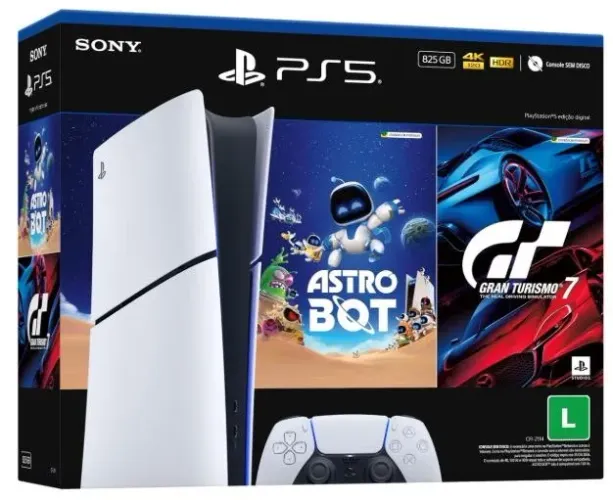 PS5 + carregador +controle extra
