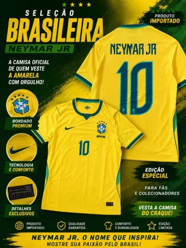 Camisa Brasil 2026 Neymar 10