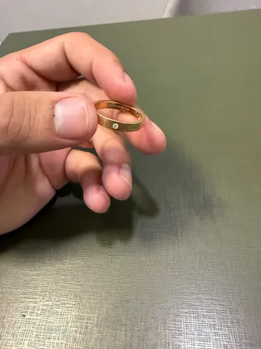 Aliança 18 k Tiffany 3 diamantes