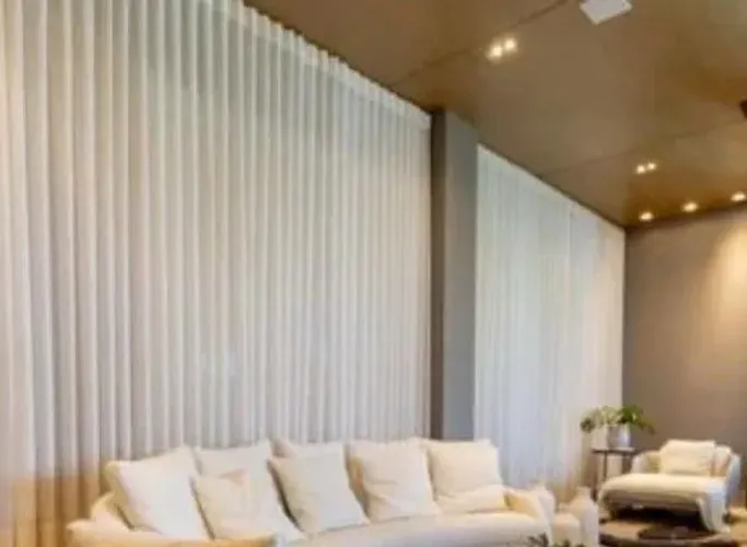 Cortinas de tecidos, alto padrão 