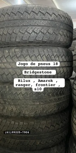 Jogo de pneus 18 Hilux , Amarok , Ranger 255/70 R18 semi novos Bridgestone ( 265/60 R18 )
