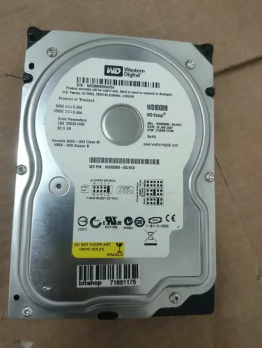 HD Interno Western Digital Caviar de 80 GB