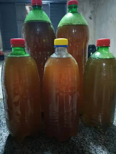 Tenho alguns litros de mel para vender mel puro veio da Bahia Campo Alegre de Lourdes-BA.