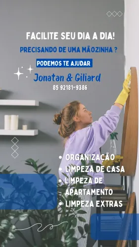Serviços de limpeza - agende seu horário 