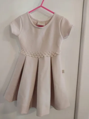 Vestido Infantil Kiki Xodó Tamanho 2 - Delicado com Pérolas