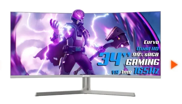 Monitor 34 curvo 165hz superframe