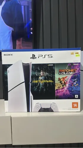 Ps5 slim mídia física 2 jogos completo