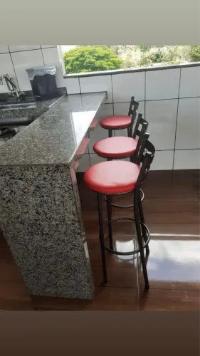 Banco de aço para cozinha e lanchonetes