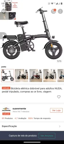 Bicicleta Elétrica
