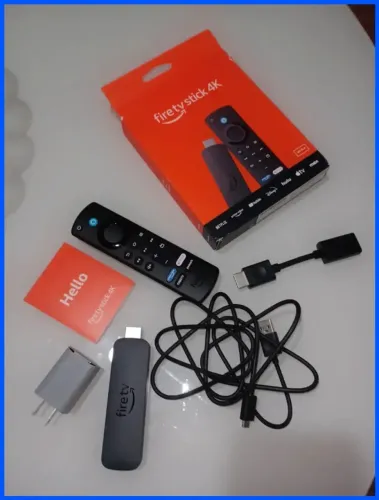 Pen drive Fire Stick 4k da Amazon com 8gb Wi-fi 6 e controle Alexa Pronta Entrega