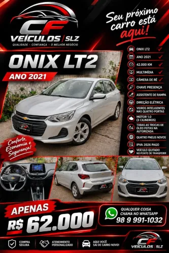Chevrolet Onix Hatch LT 1.0 12V Flex Mec. 4P 2021